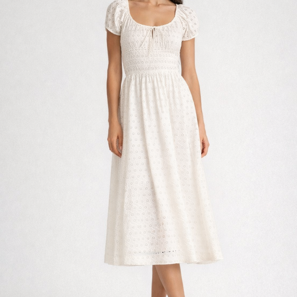 Elodie | Cotton Midi Dress