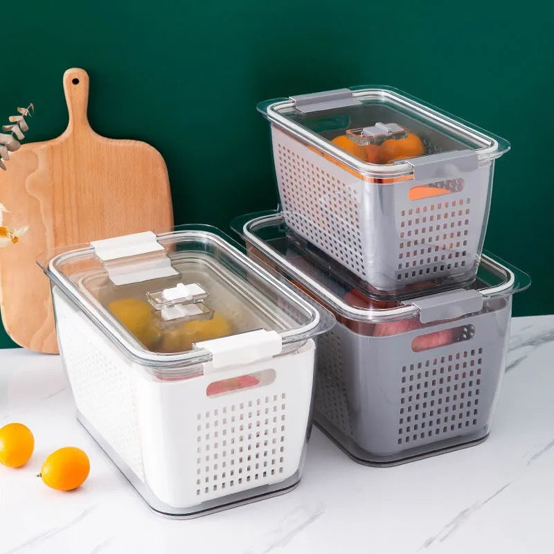 Freeze® Smart Storage Bin For Veggies & Fruits