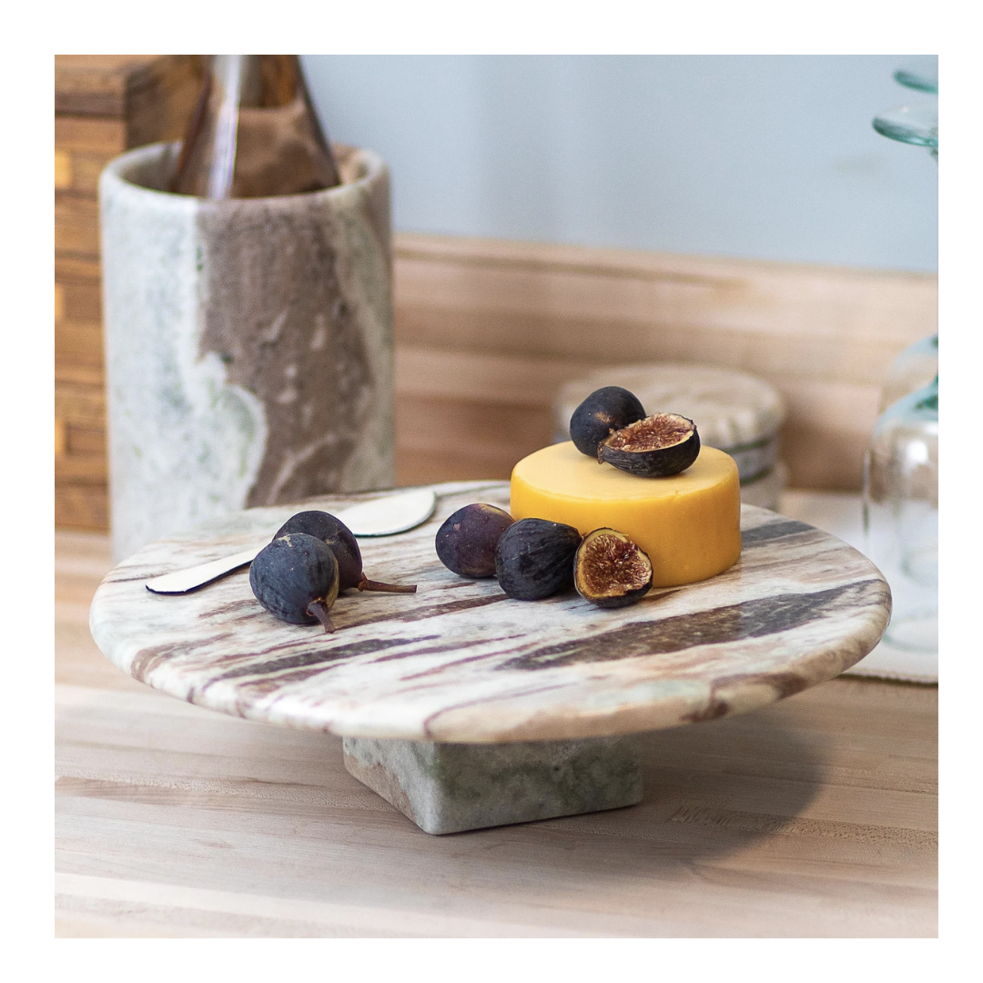 Waterfall Marble Footed Board
