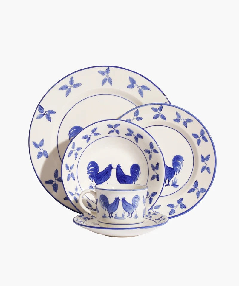 La Coquette Blue Dinner Plate - Set of 2