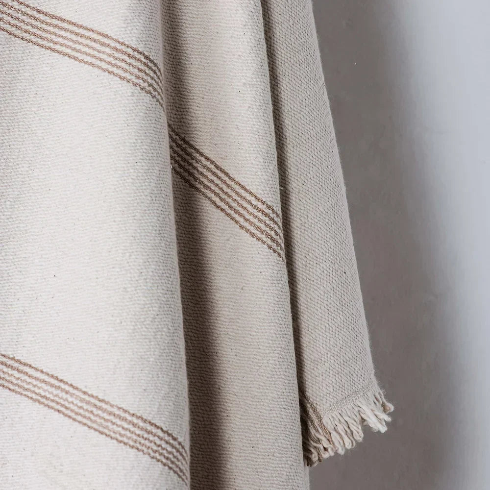 Poyvi Throw | Sand Stripe