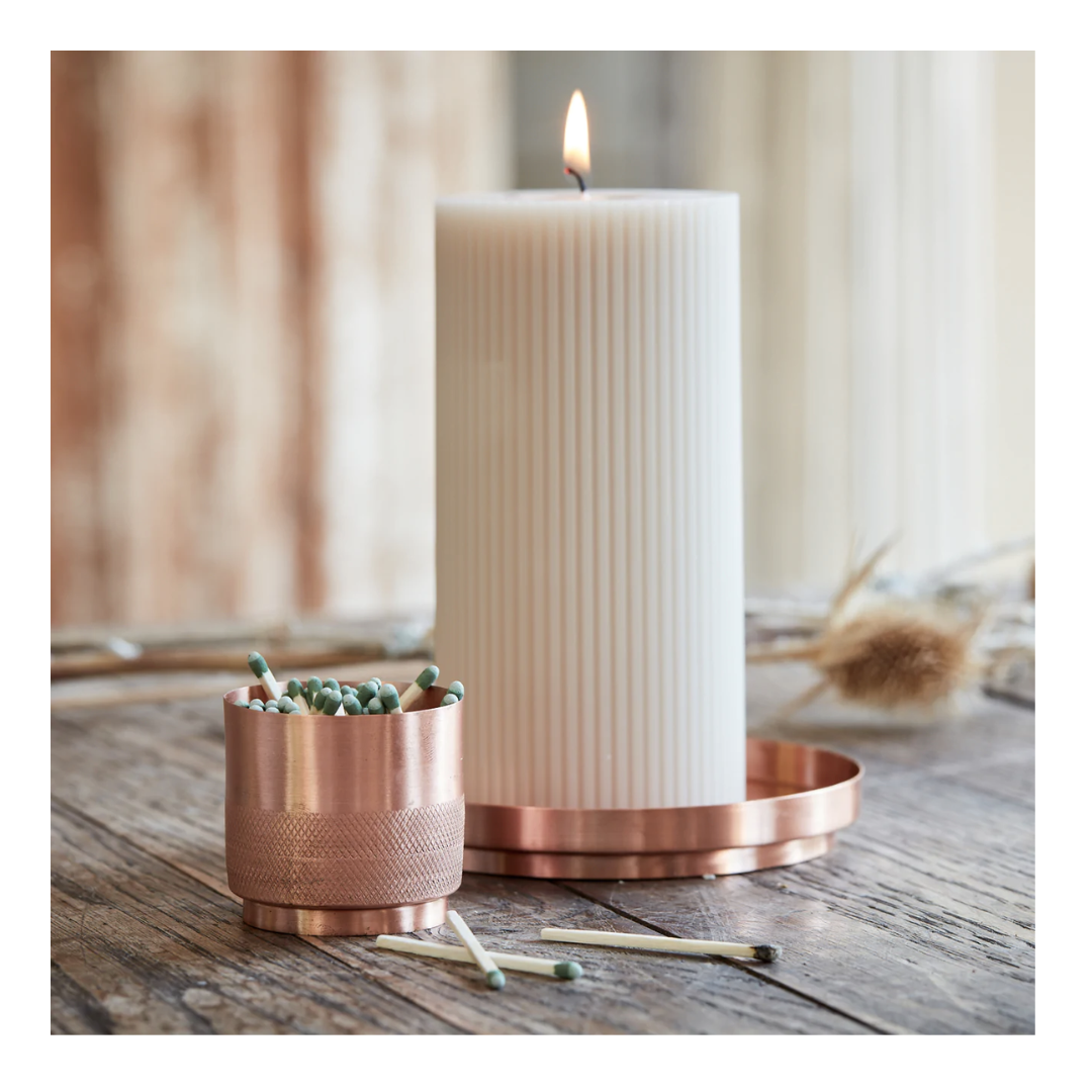 Copper Match Strike & Holder