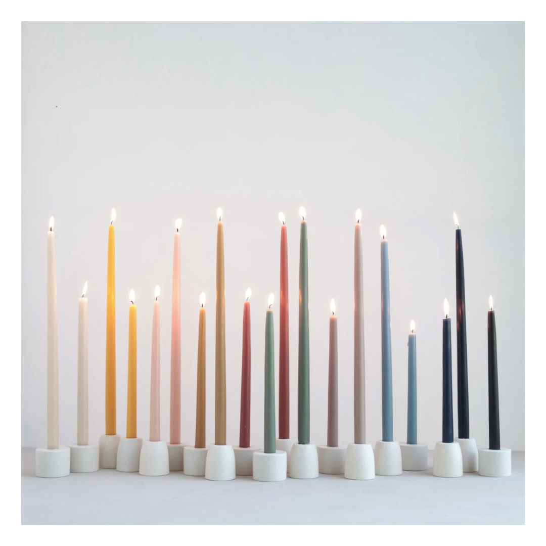 Parchment Taper Candles
