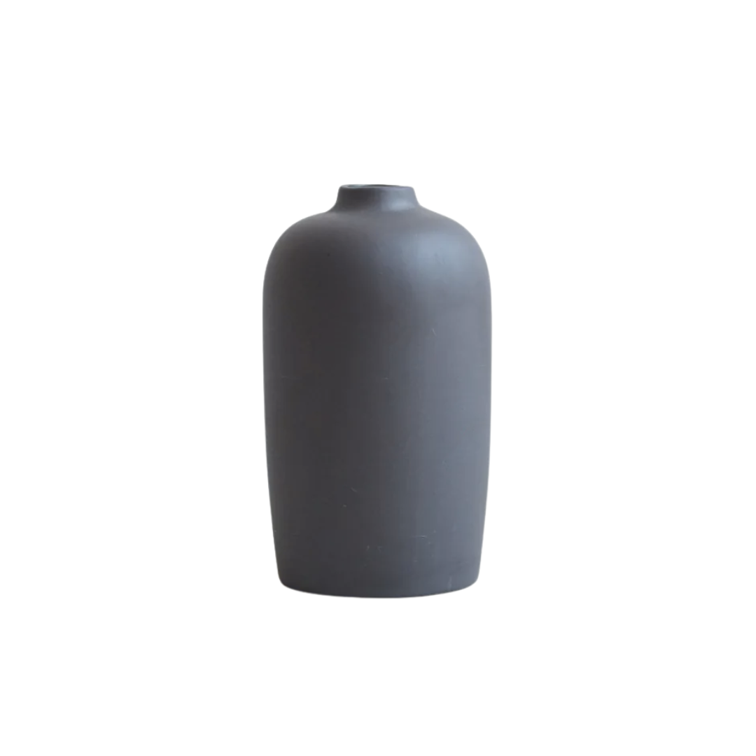 Ceramic Blossom Vase | Smoke