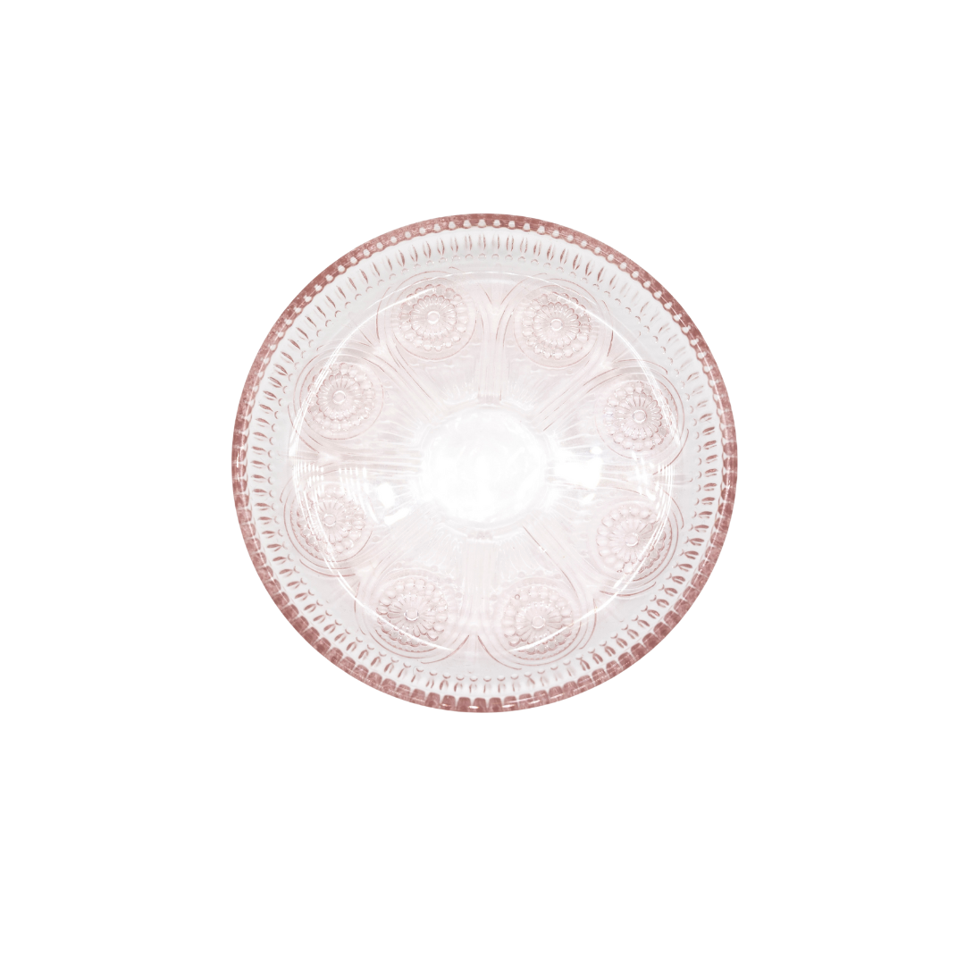 Dentelle Duchesse Glass Plate | Small, Pink