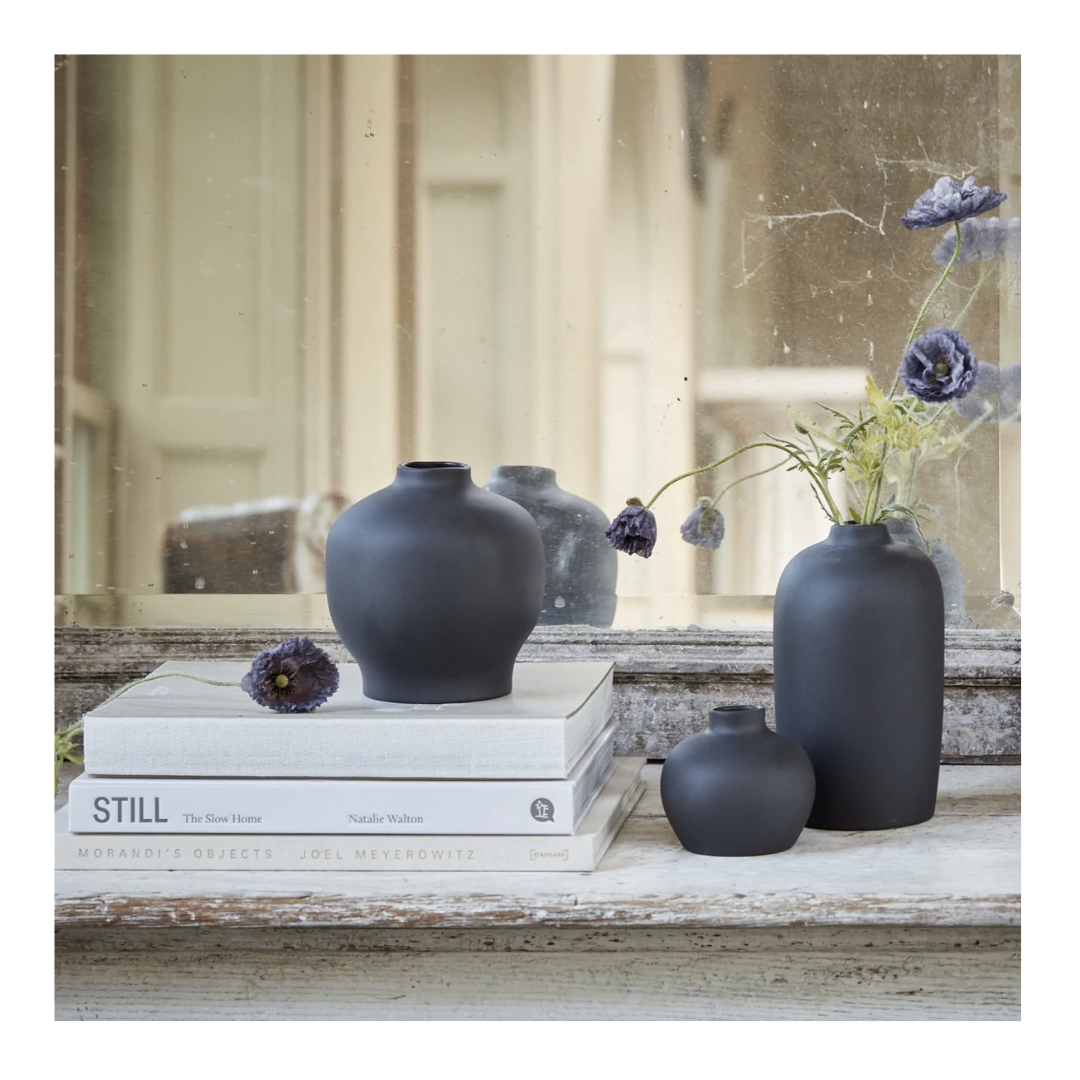 Ceramic Blossom Vase | Smoke