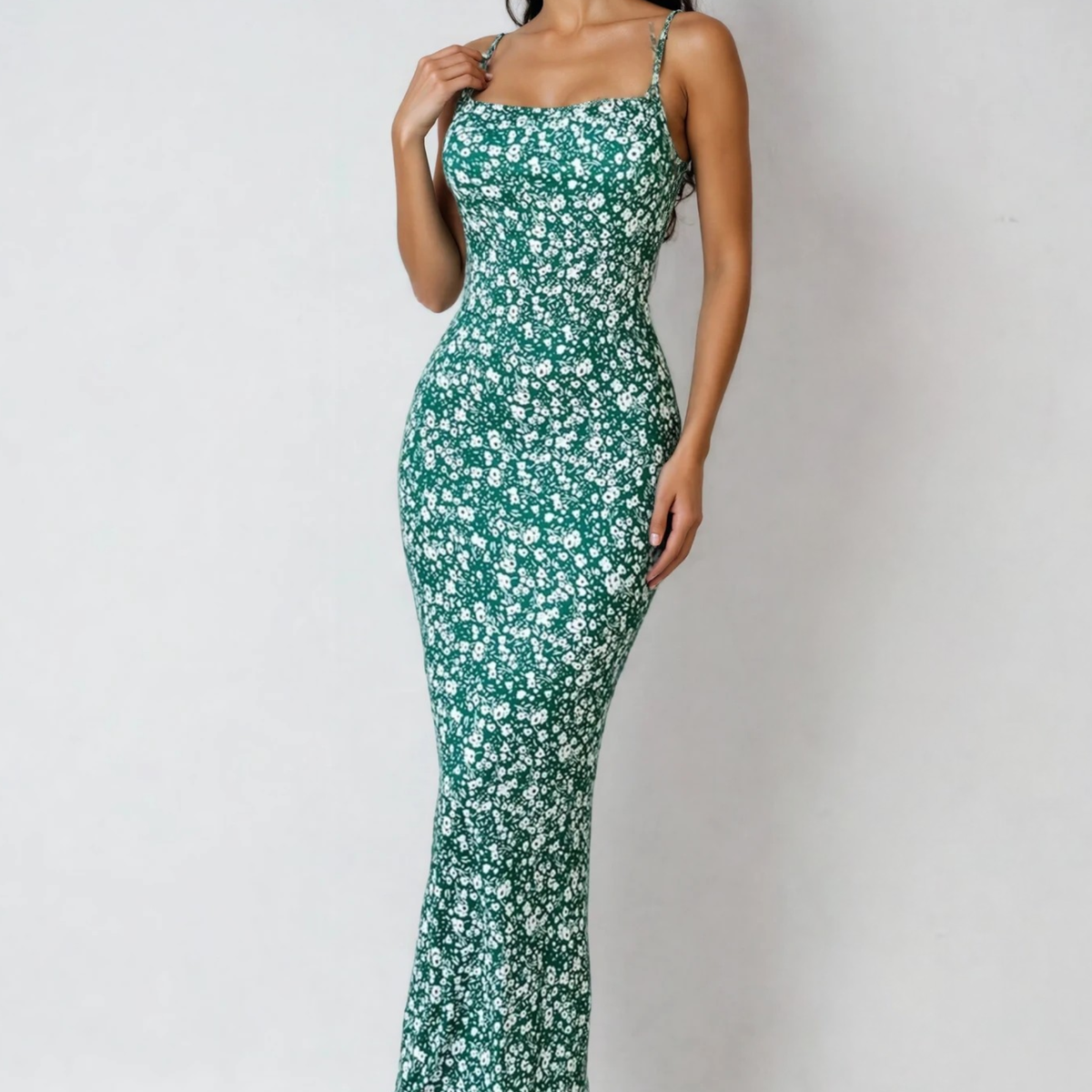 Selene | Fitted Maxi Dress