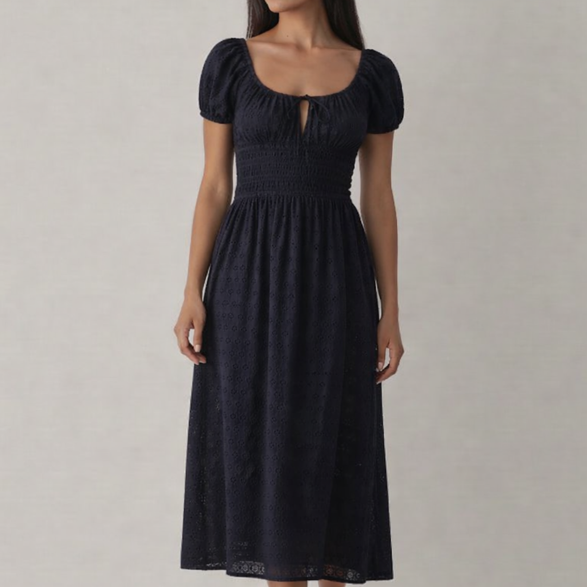 Elodie | Cotton Midi Dress