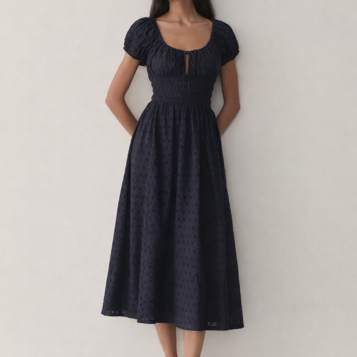 Elodie | Cotton Midi Dress
