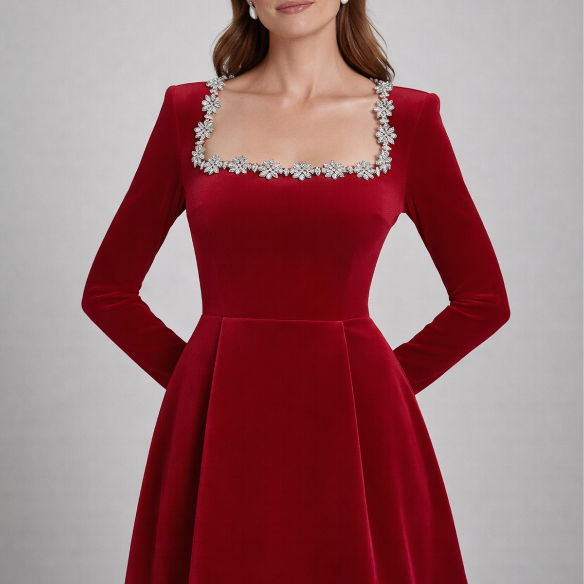 Odette | Velvet Mini Dress