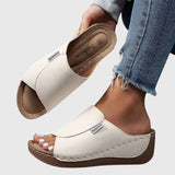 Beige Orthopedic Slip-On Sandals | Estelle Collection 3