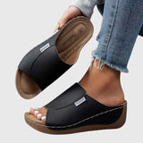 Beige Orthopedic Slip-On Sandals | Estelle Collection 4