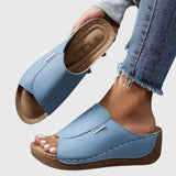 Beige Orthopedic Slip-On Sandals | Estelle Collection 6