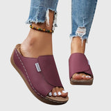 Beige Orthopedic Slip-On Sandals | Estelle Collection 8