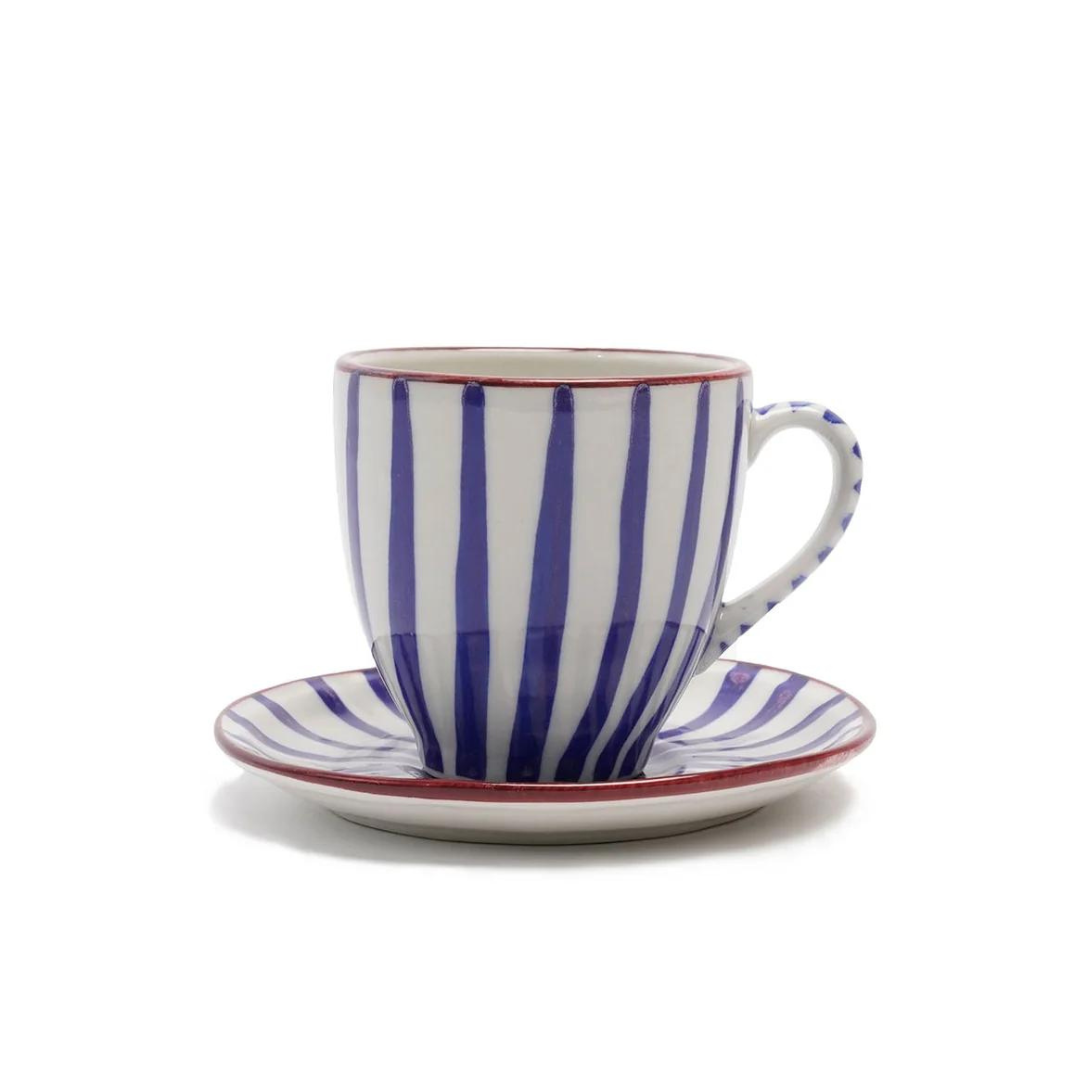Etched Flower Coffee Set