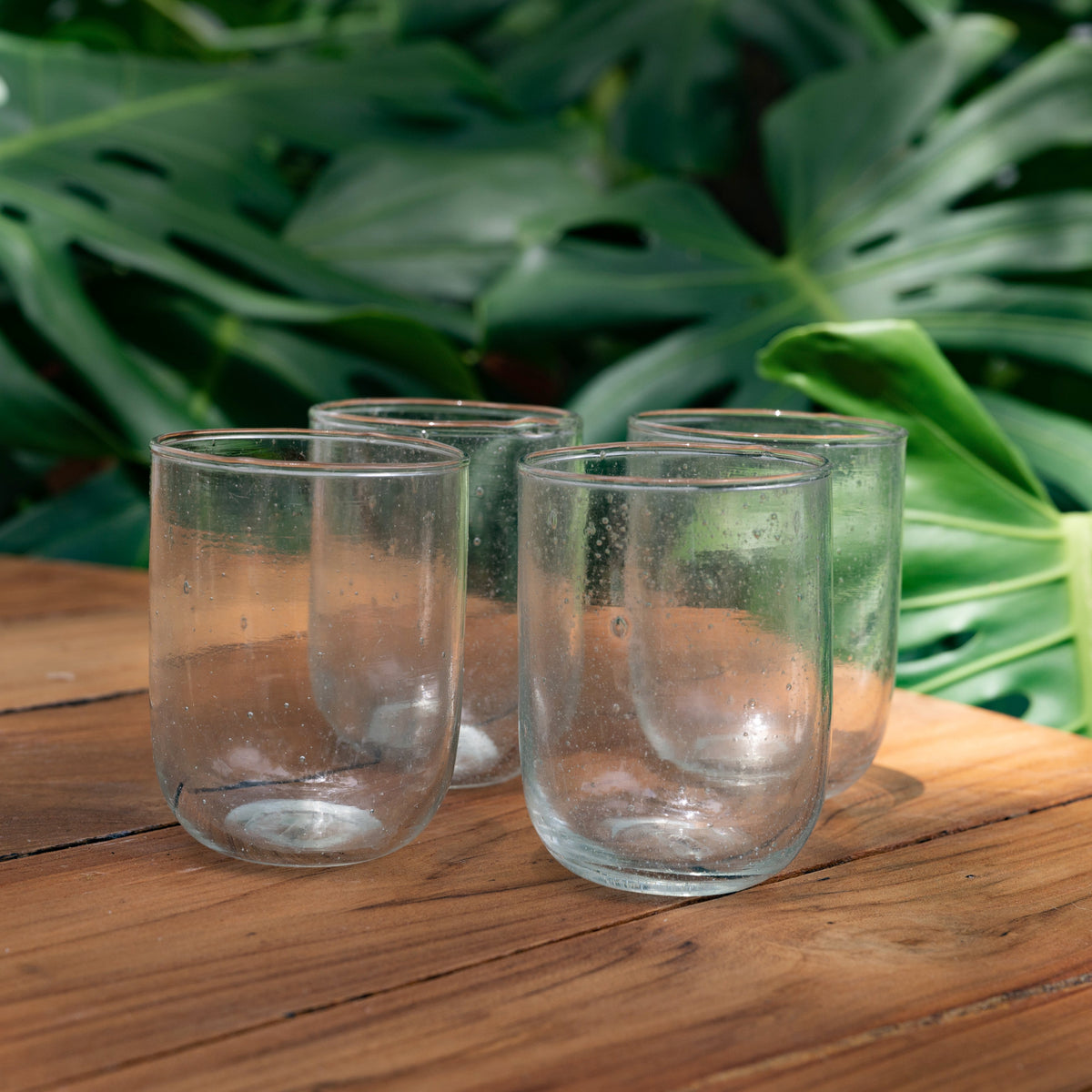 Seeded Glasses Set of 4 | Short