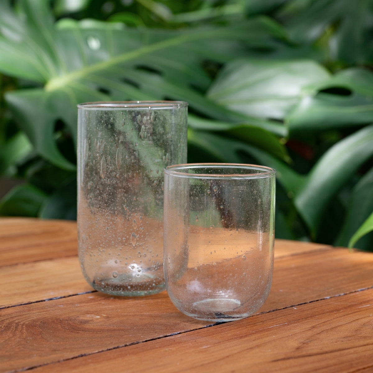 Seeded Glasses Set of 4 | Tall