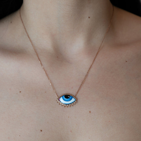 Apollo13 Grand Bleu Diamond Necklace