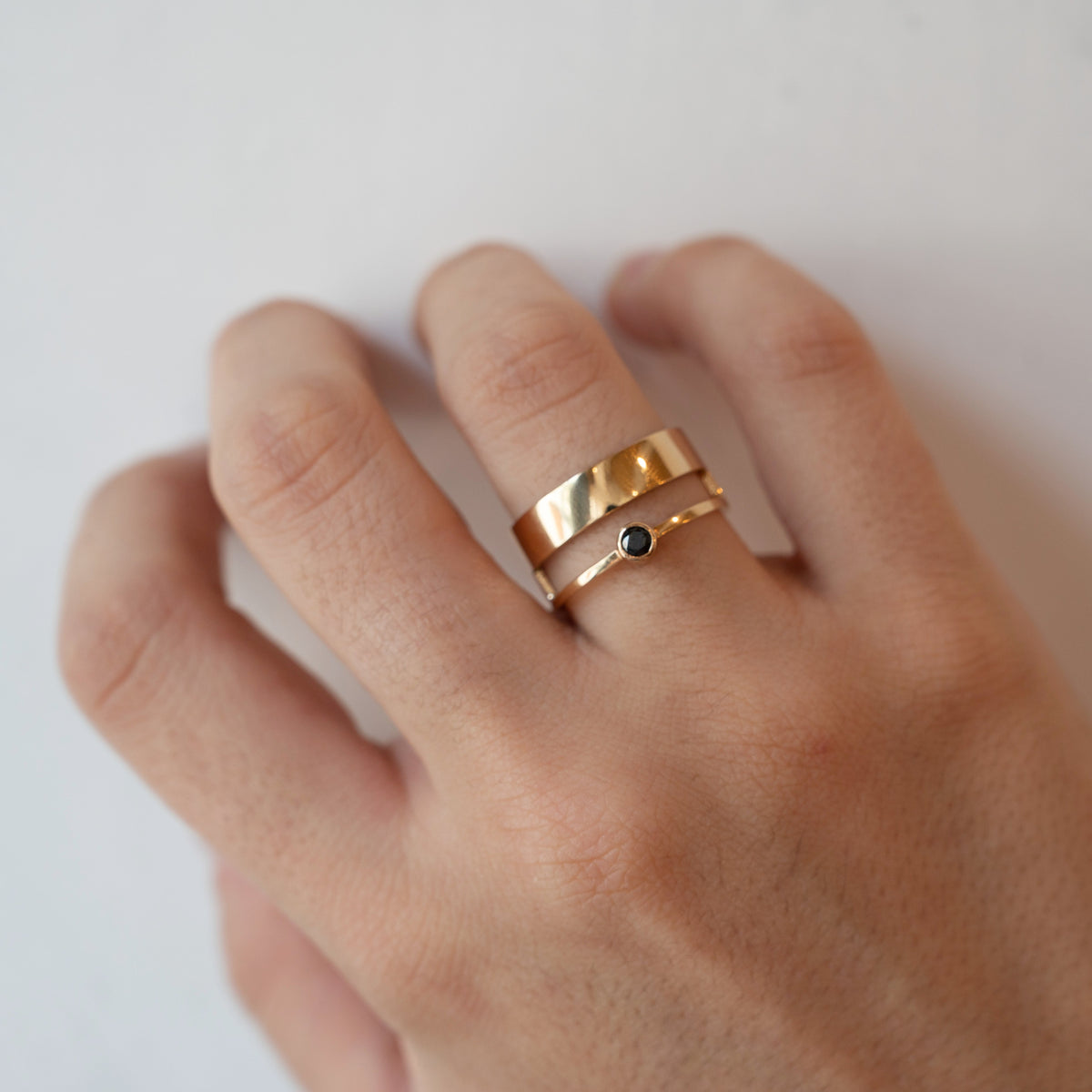 La Double Bague N.2 SUR LE FIL