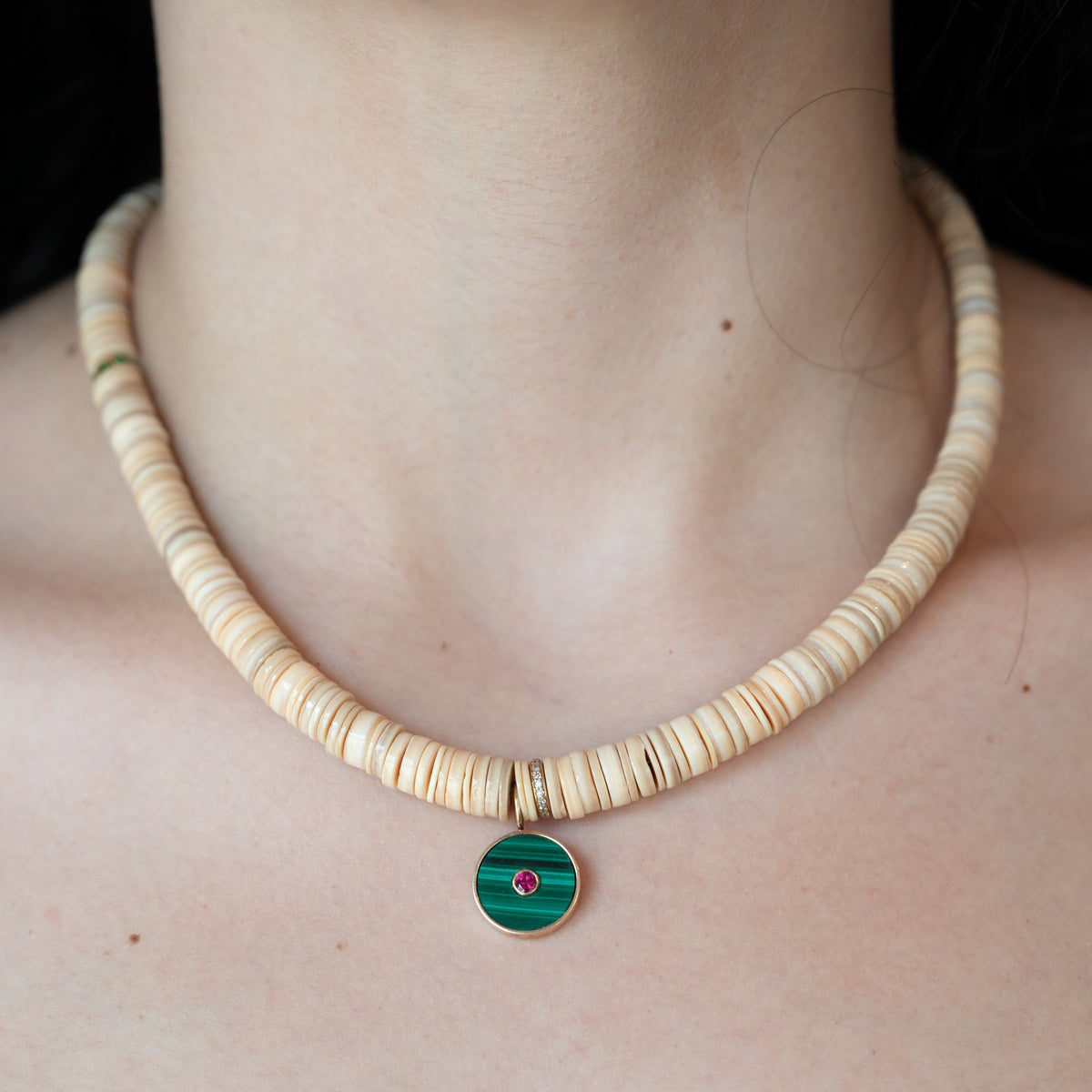 Tropical Heart Necklace