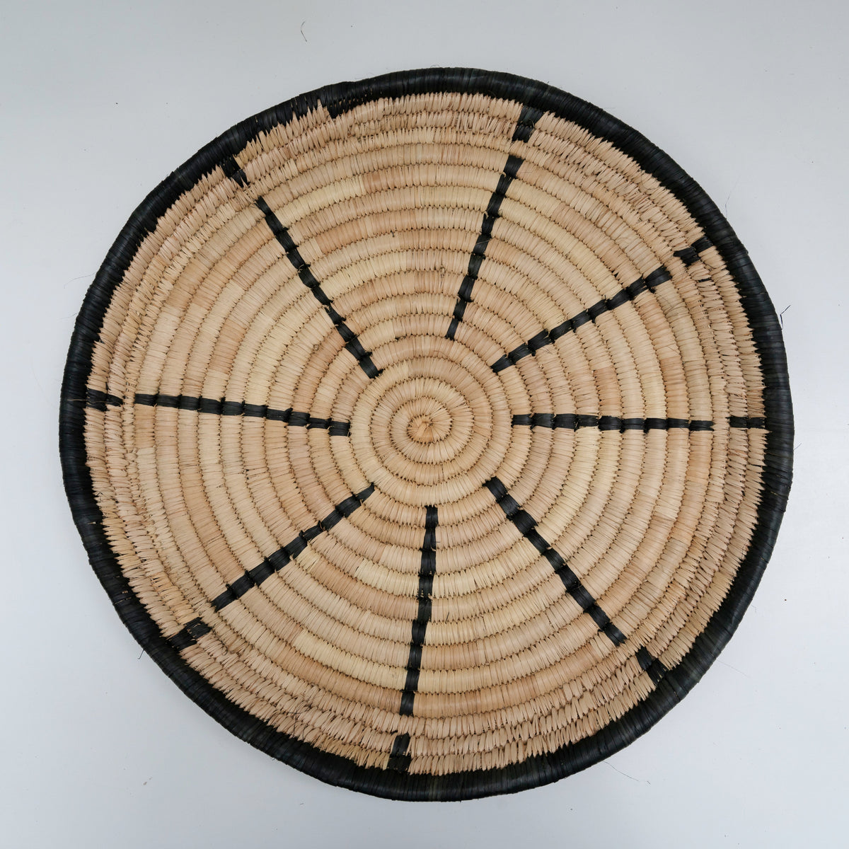 Handmade Sisal Zimbabwean Deco - Black and Natural