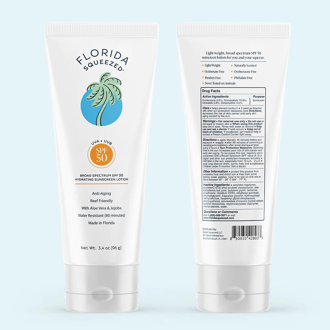 Hydrating Sunscreen Lotion SPF 50