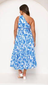 Floral One-Shoulder Maxi Wedding Guest Dress | Willow Collection 3