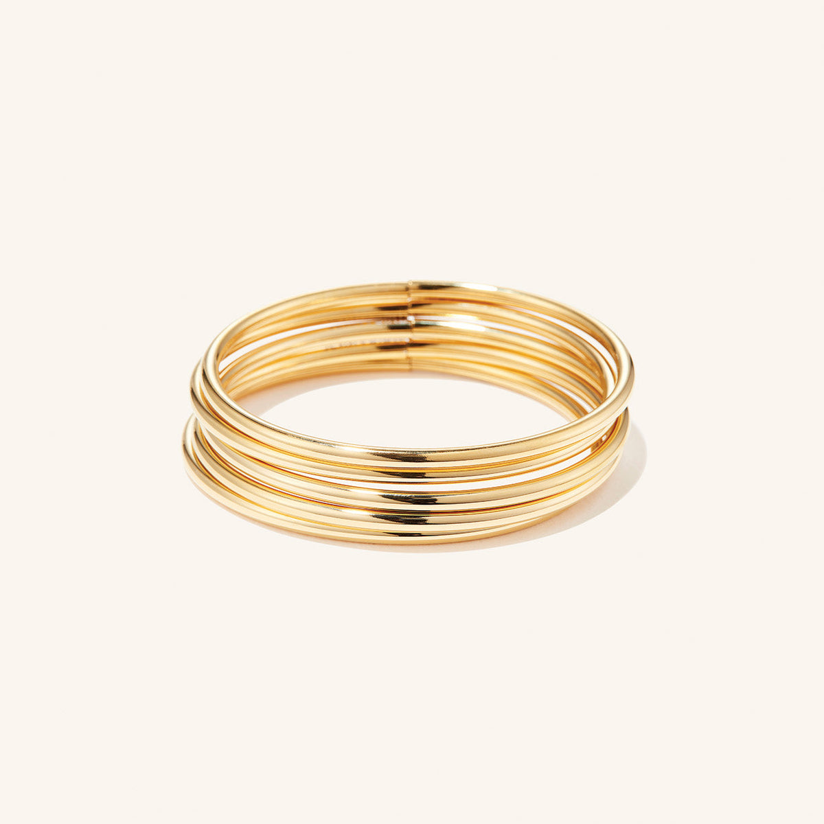 Dane Bangle Set (5pk) - Gold L