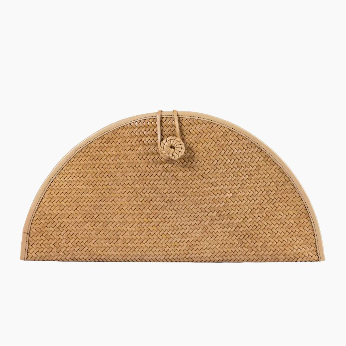 La Barca Leather Clutch