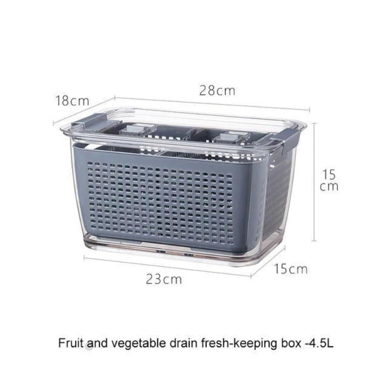 Freeze® Smart Storage Bin For Veggies & Fruits