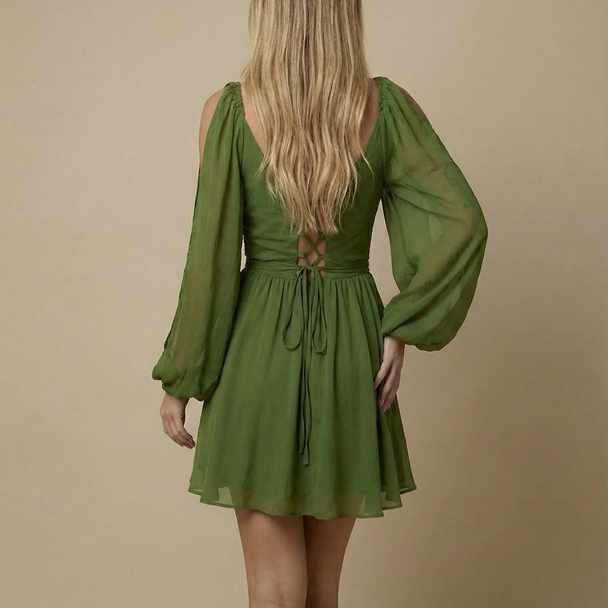 Layla | Mini Dress with Balloon Sleeves