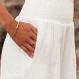 Lightweight Wide-Leg Womens Beach Trousers with Smocked Waist for Resort Wear | Willow Collection 3