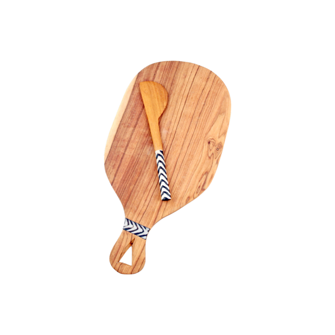 Butter Spreader with Batik Bone Handle