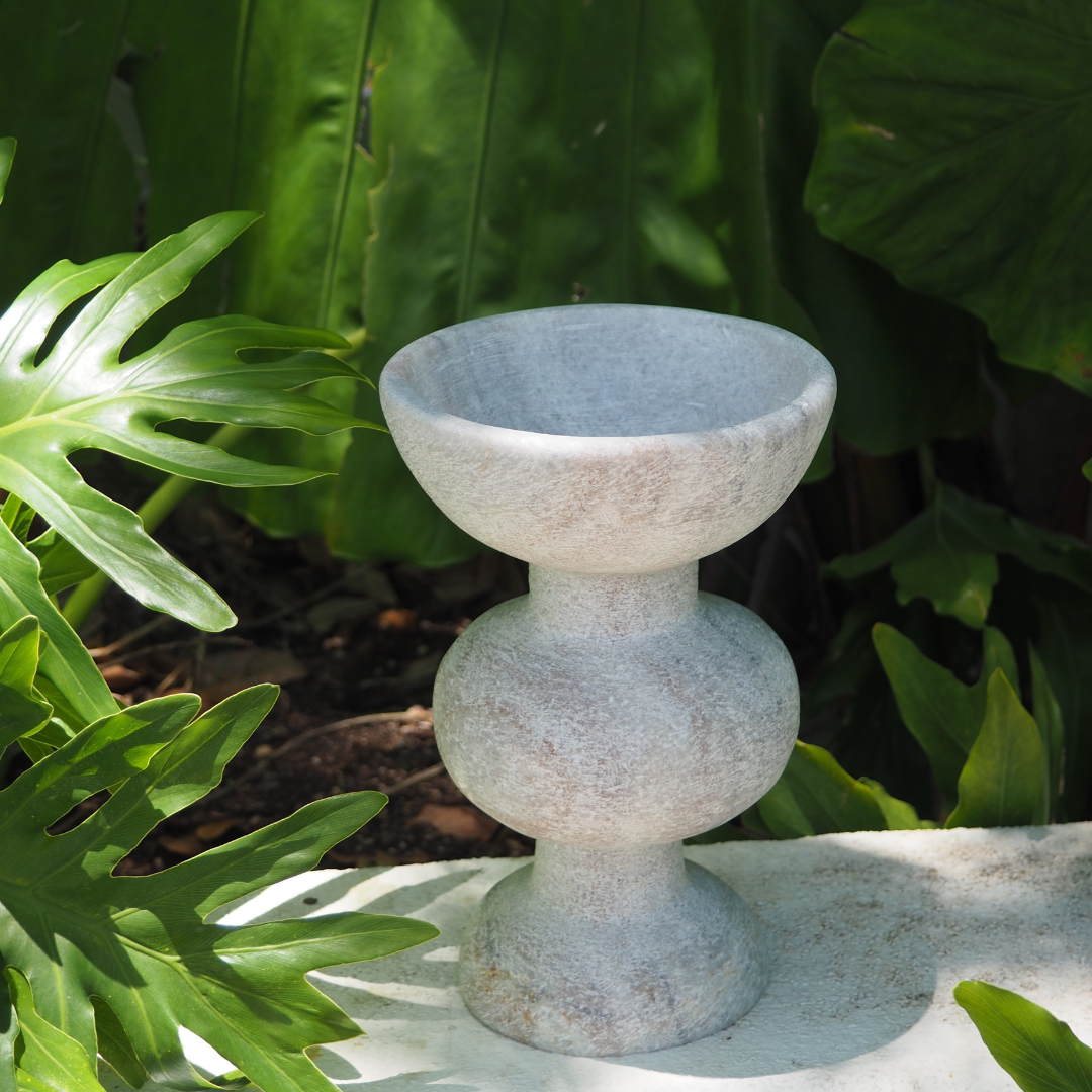 Greek Handmade White Marble TPIA Piece