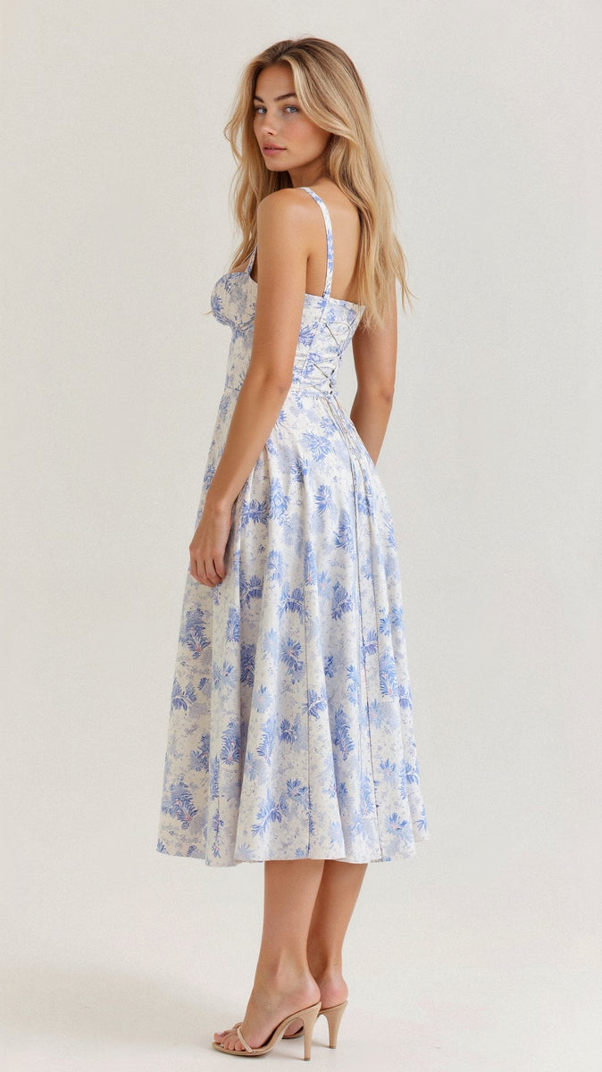 Kiana | Fitted Midi Dress with Defined Waist
