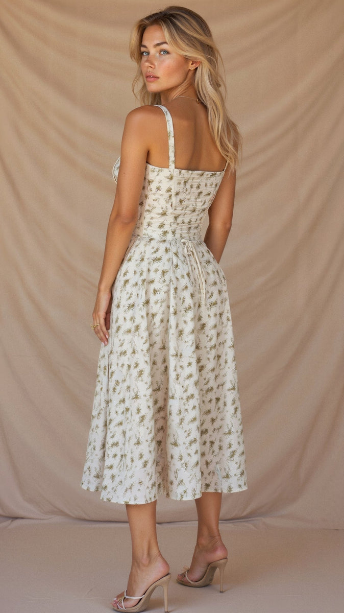 Kiana | Fitted Midi Dress with Defined Waist