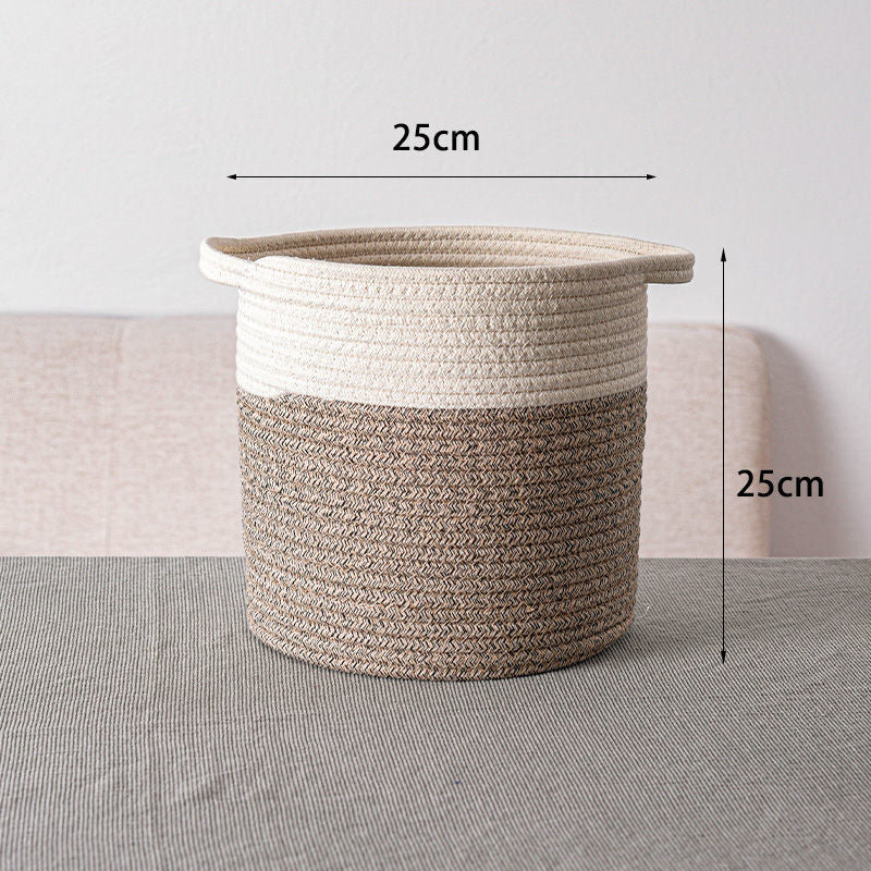 Handwoven Cotton Storage Baskets
