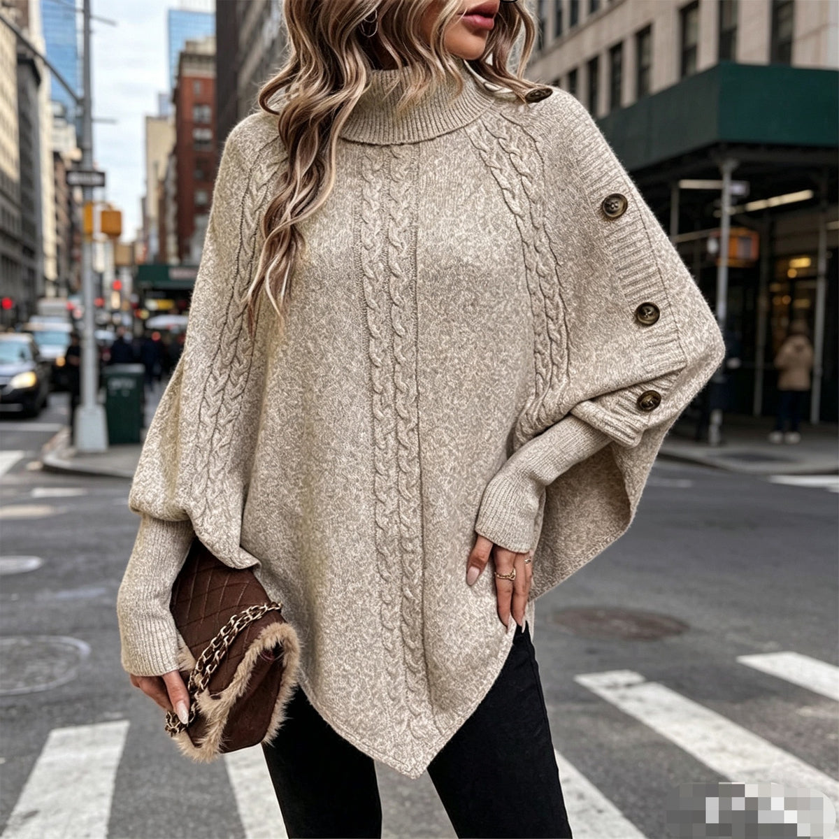 Women's Knit Winter Sweater | Elegant Loose Pullover
