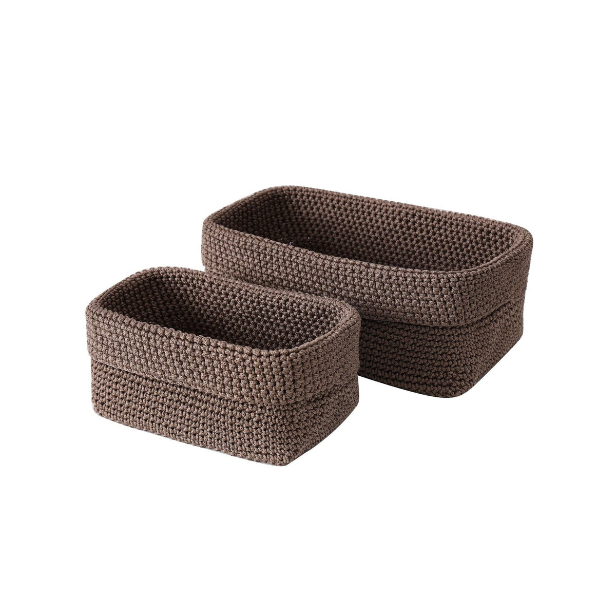 Handwoven Square Storage Baskets