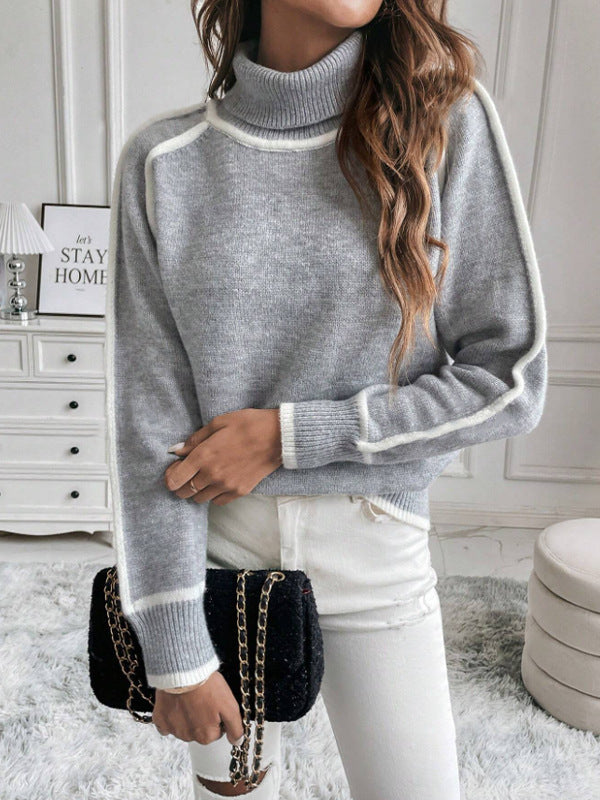 Women's Knitted Autumn Sweater | Casual Long Sleeve Pullover