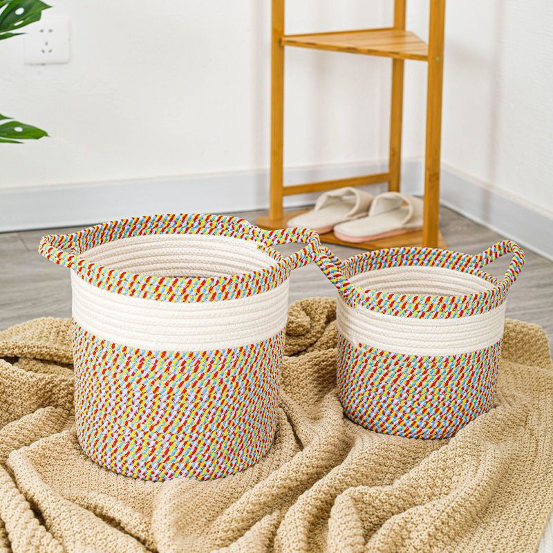 Handwoven Cotton Storage Baskets