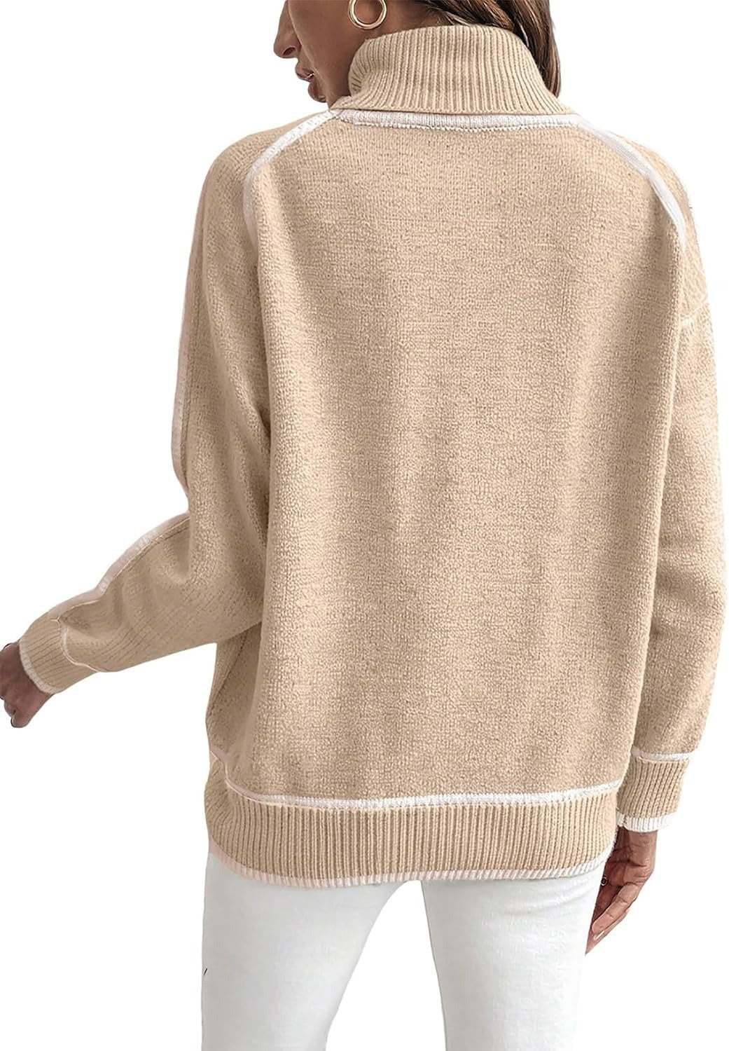 Women's Knitted Autumn Sweater | Casual Long Sleeve Pullover