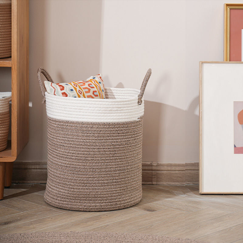 Handwoven Cotton Carryall Baskets