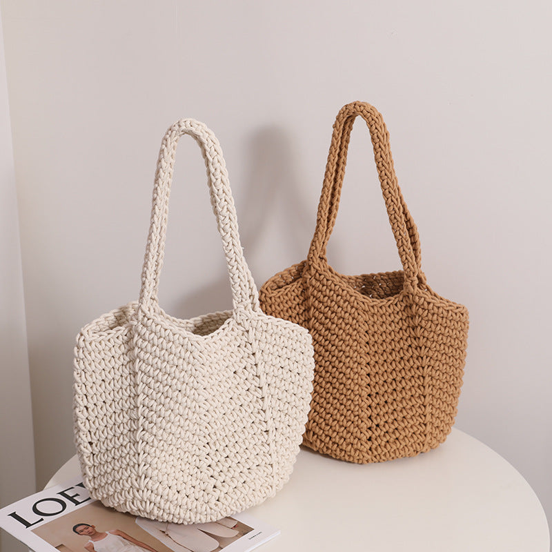 Handwoven Cotton Rope Tote – Sustainable & Stylish Everyday Carry
