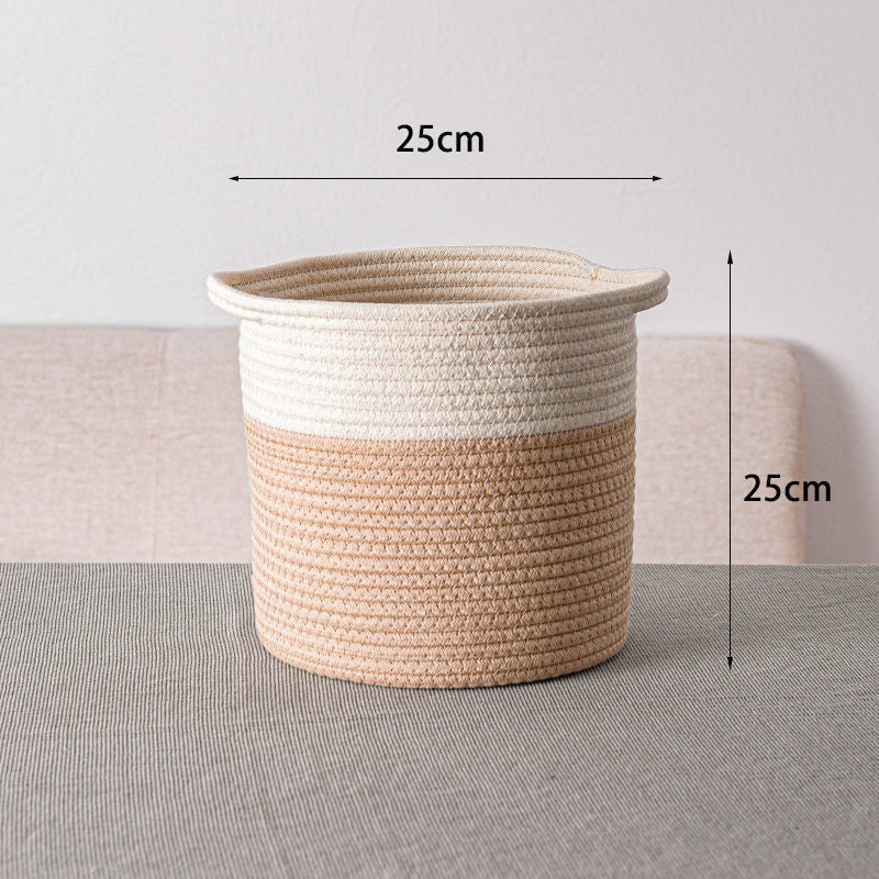 Handwoven Cotton Storage Baskets