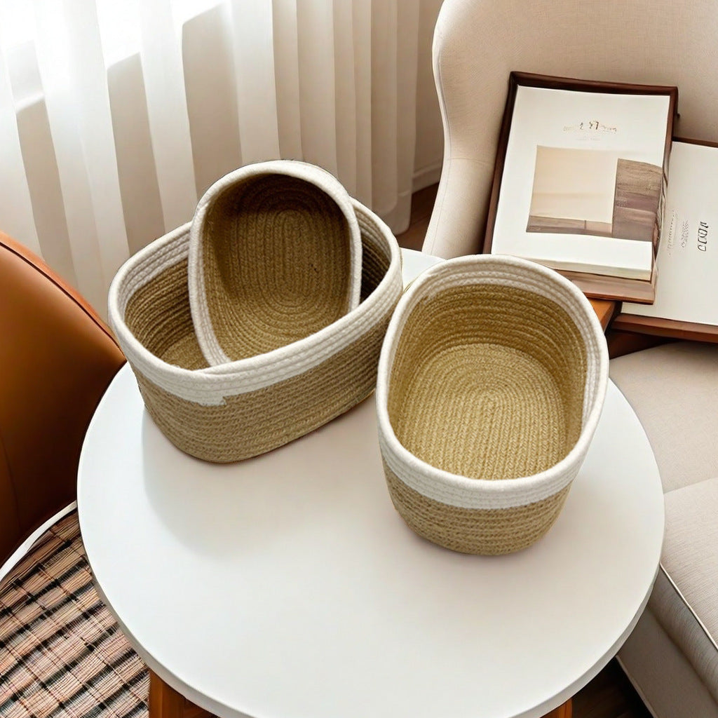 Linen & Love: Artisanal Handwoven Storage Baskets for Sustainable Living"