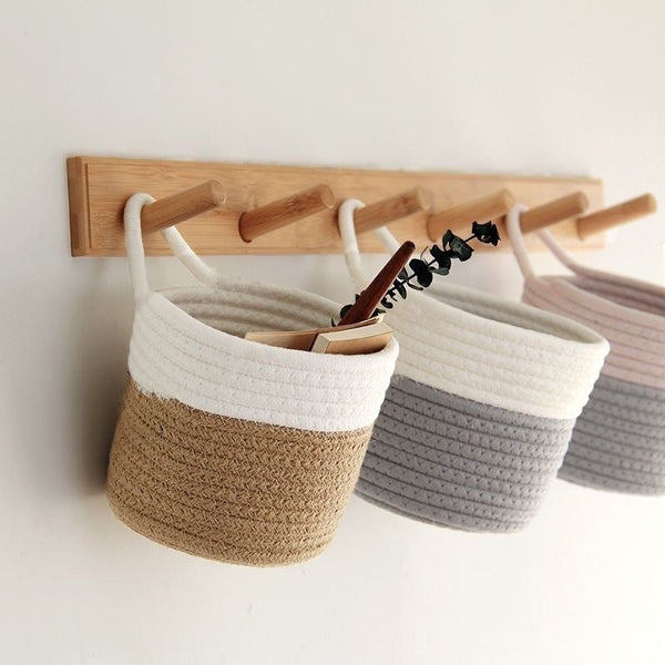 Hanging Cotton Wall Baskets