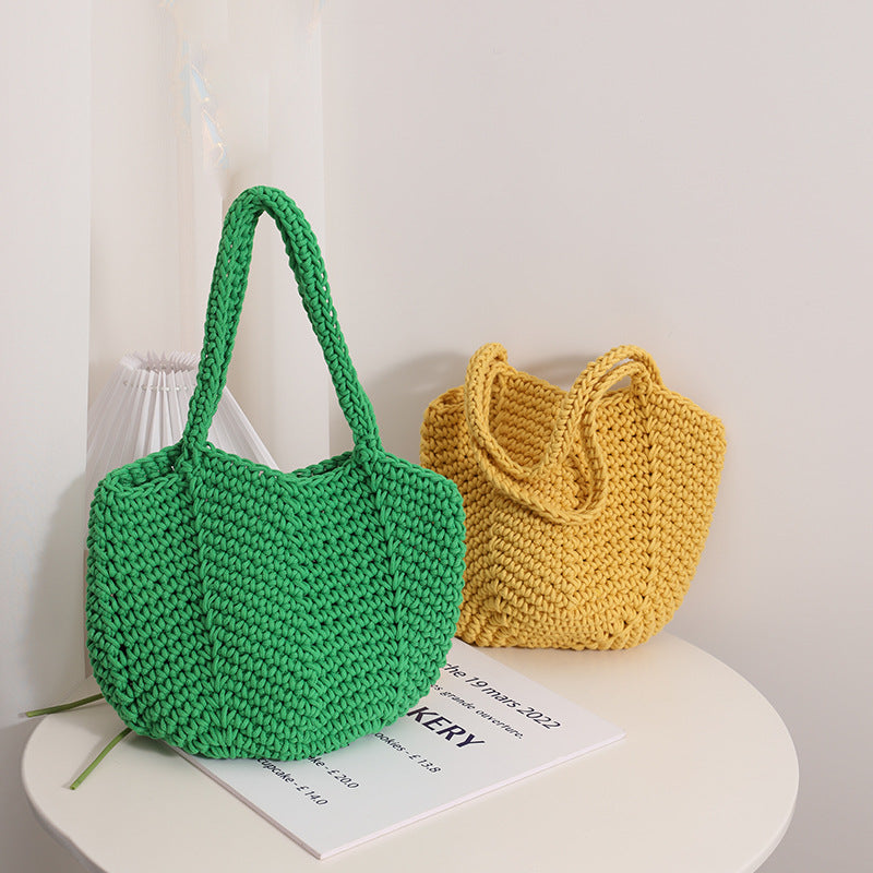 Handwoven Cotton Rope Tote – Sustainable & Stylish Everyday Carry