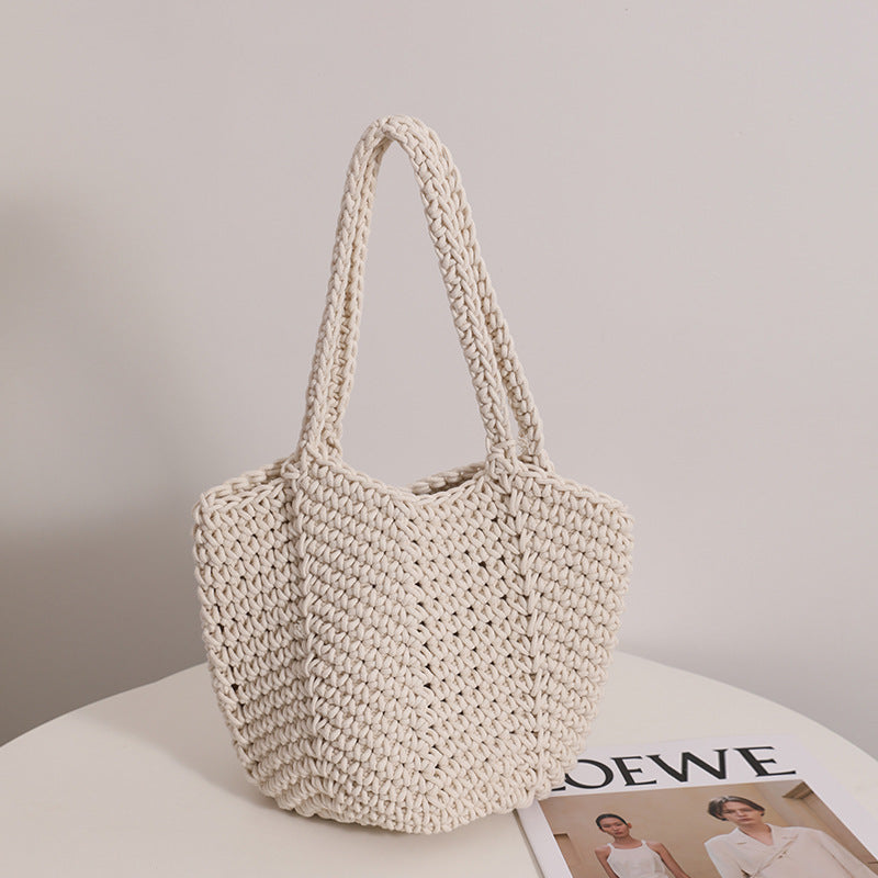 Handwoven Cotton Rope Tote – Sustainable & Stylish Everyday Carry