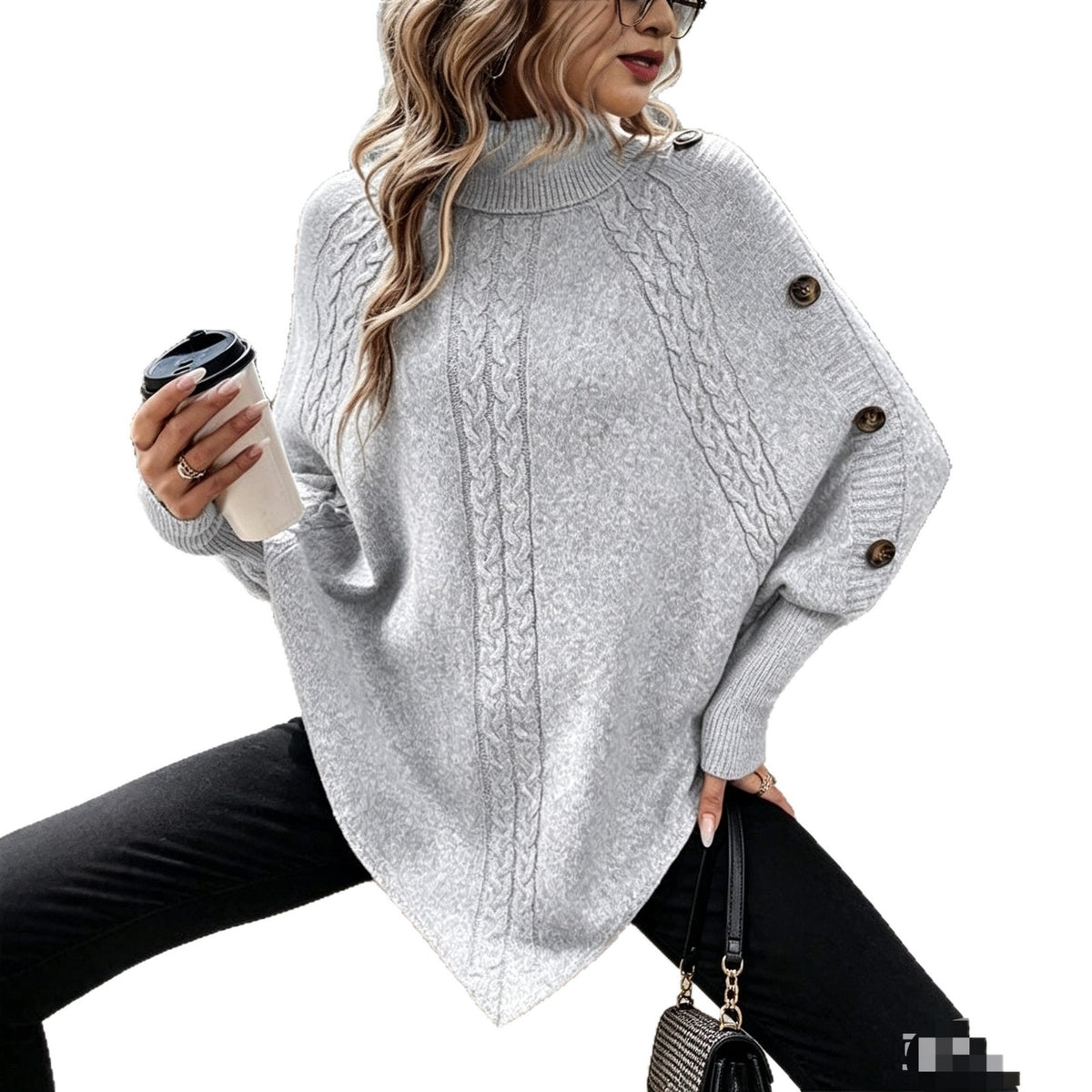 Women's Knit Winter Sweater | Elegant Loose Pullover
